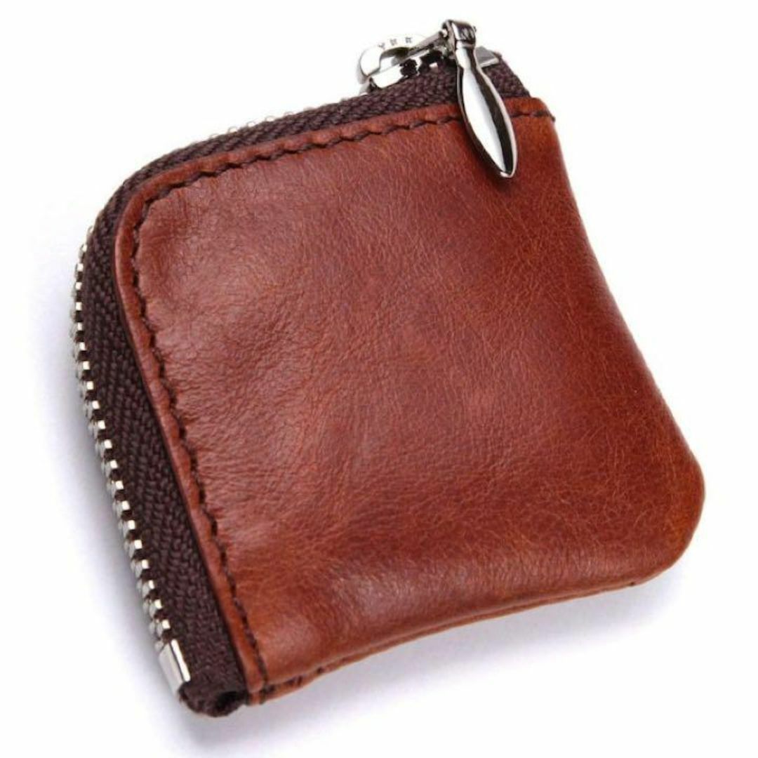 小銭入れ 小さい コインケース メンズ レディース L字ラウンドファスナー 本革拍卖