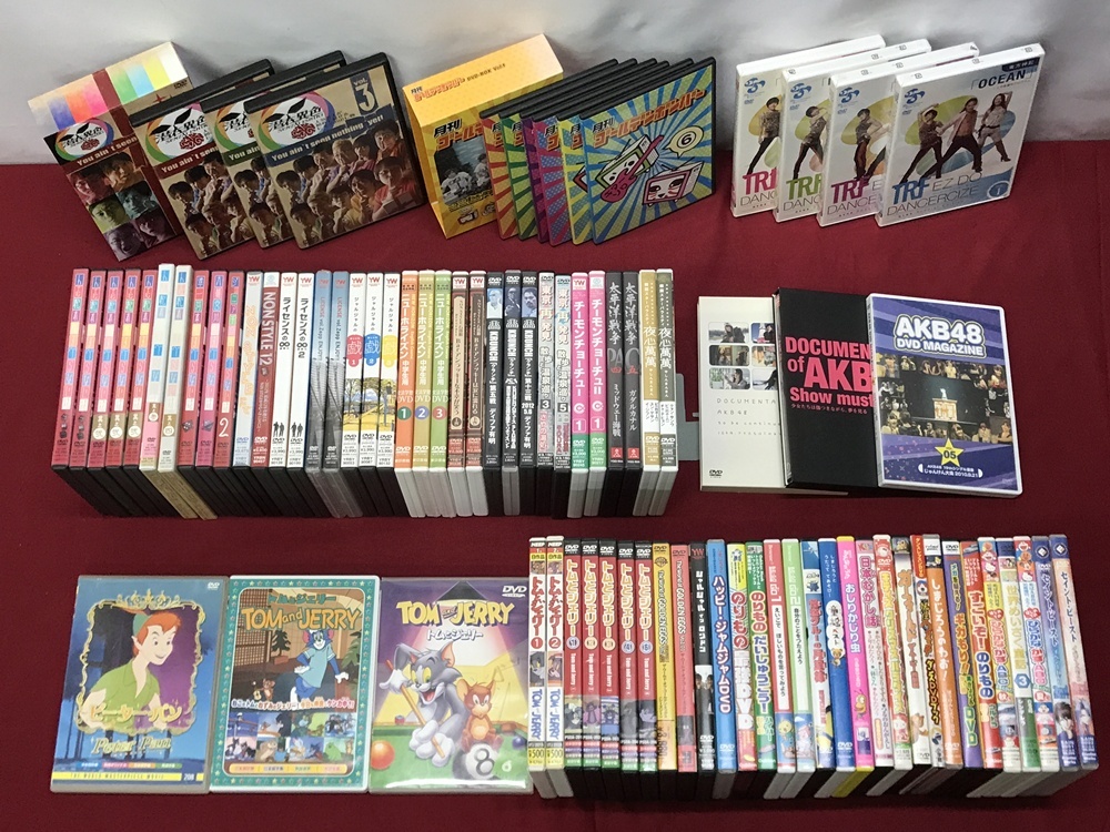 カメ)DVD まとめ / すべらない話 ライセンス TRF ダンササイズ ニューホライズン トムとジェリー 他 約75枚 ◆T2509026 NJ28B拍卖