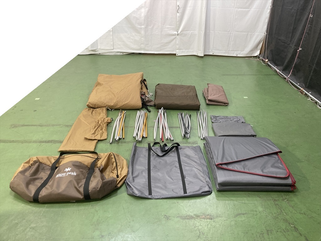 下松)snow peak スノーピーク テント エントリー2ルーム エルフィールド TP-880 マットシートセット付き ◆★J250816R08B NH16A拍卖