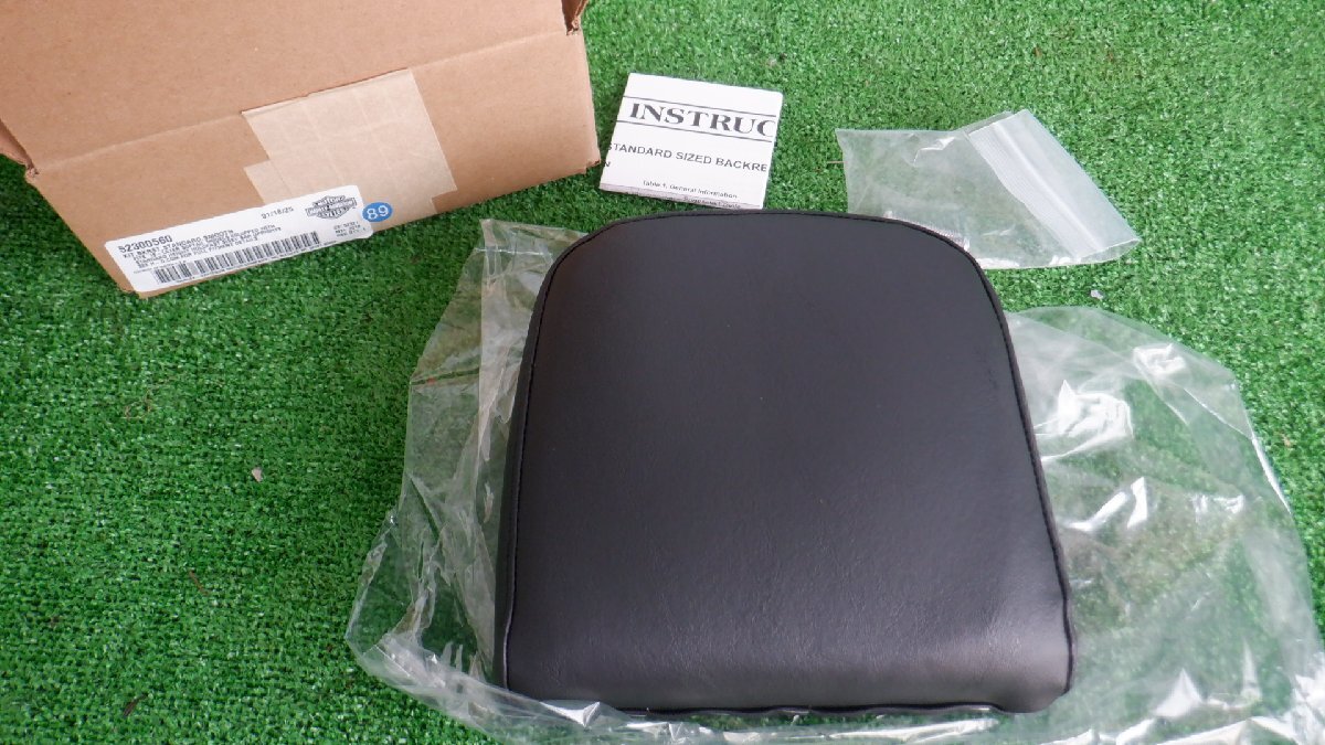 新品!ハーレー☆純正オプション☆パッセンジャーバックレストパッド☆スタンダードスムース☆ブラック☆52300560拍卖