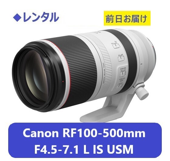 ◆レンタル◆Canon RF100-500mm F4.5-7.1 L IS USM★1日~:3,600円~、前日お届け拍卖
