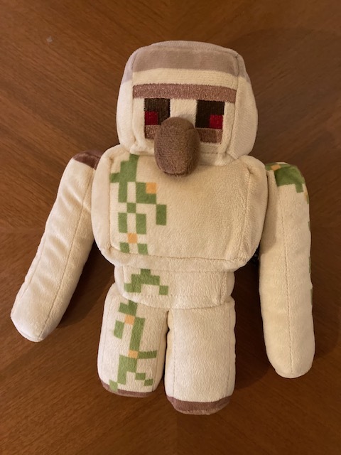 ■送料無料■MINECRAFT マインクラフト アイアンゴーレム ぬいぐるみ (中古品)拍卖