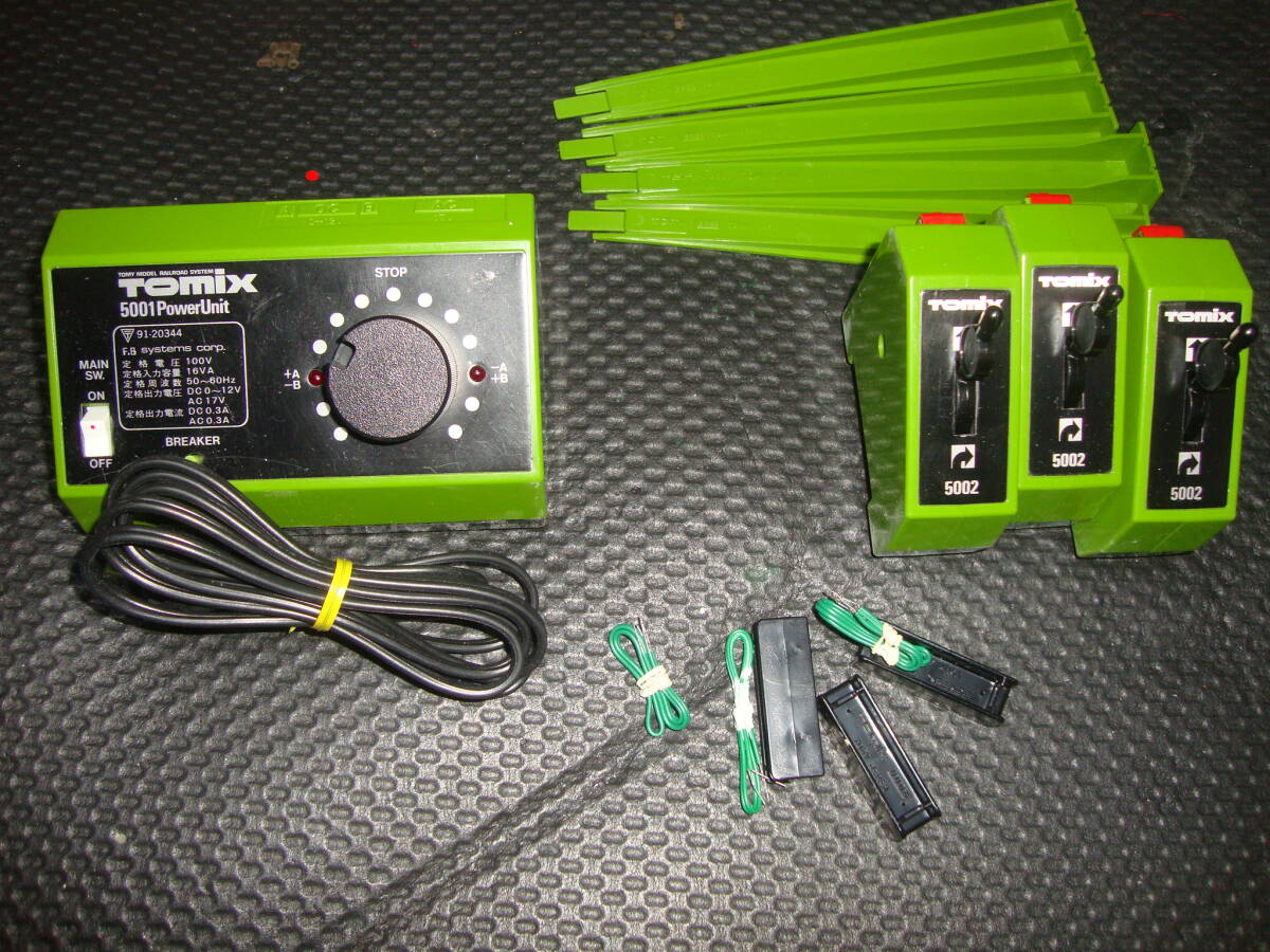 TOMIX 5001 パワーユニット 、 5002 ポイントコントロールボックス 中古 欲しい方に拍卖