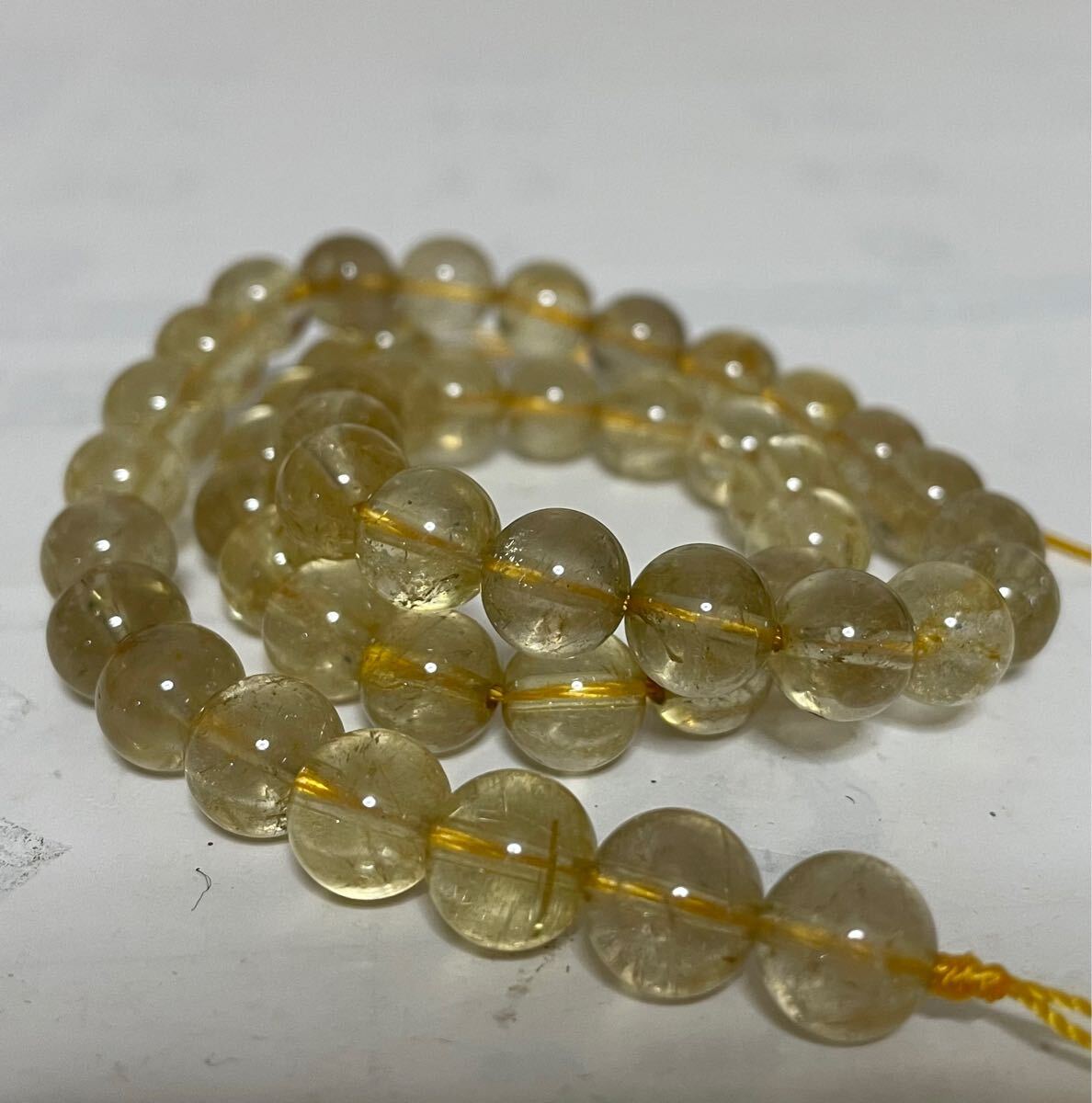 ゴールドルチルクォーツ クリスタル 水晶 パワーストーン 珠サイズ約8mm 魔除 お守 開運 幸運 金運UP 風水晶 ブレスレット 一連 約38cm 拍卖