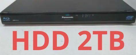パナソニック ブルーレイ BDレコーダー HDD2TB DIGA リモコン付 整備品 拍卖