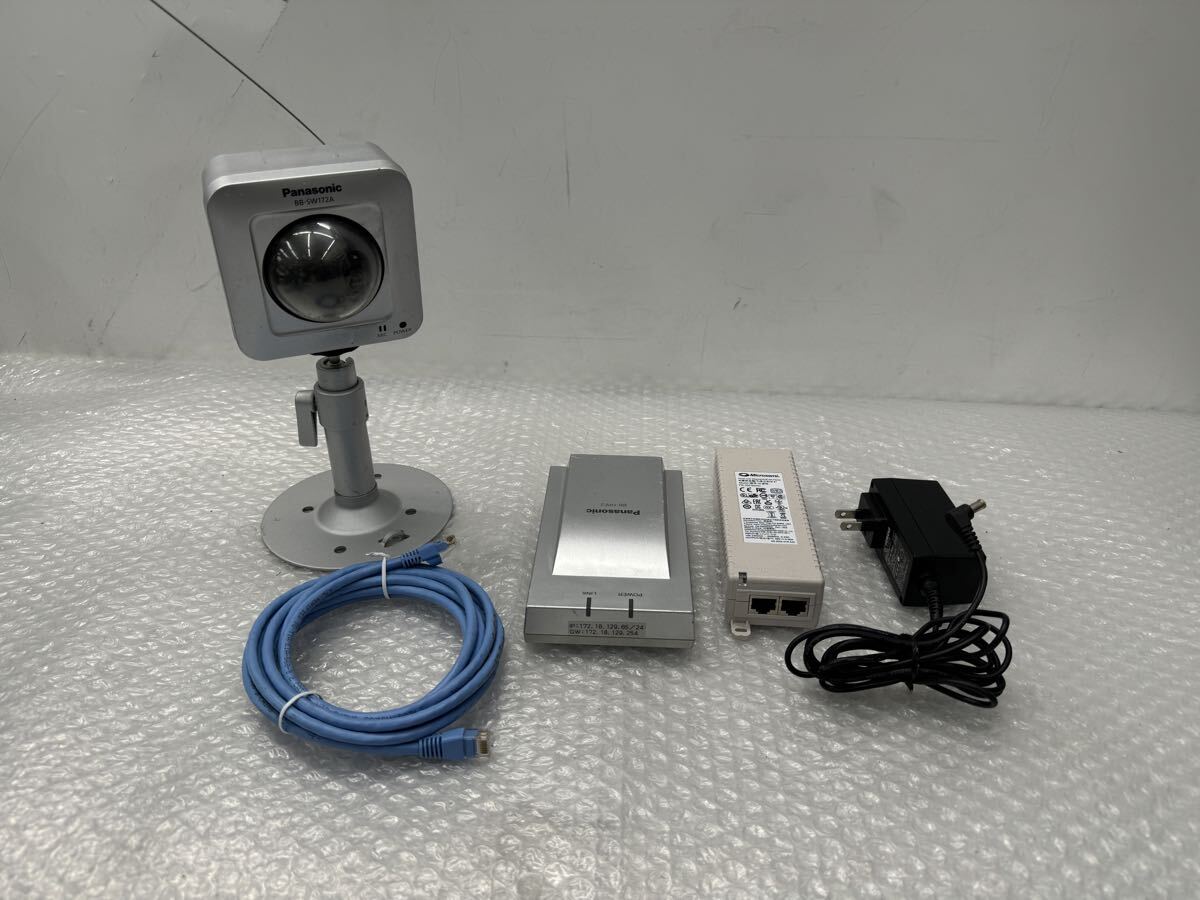 S4264) Panasonic ネットワークカメラ BB-SW172A PoE給電対応 スタンド付(戊2)拍卖