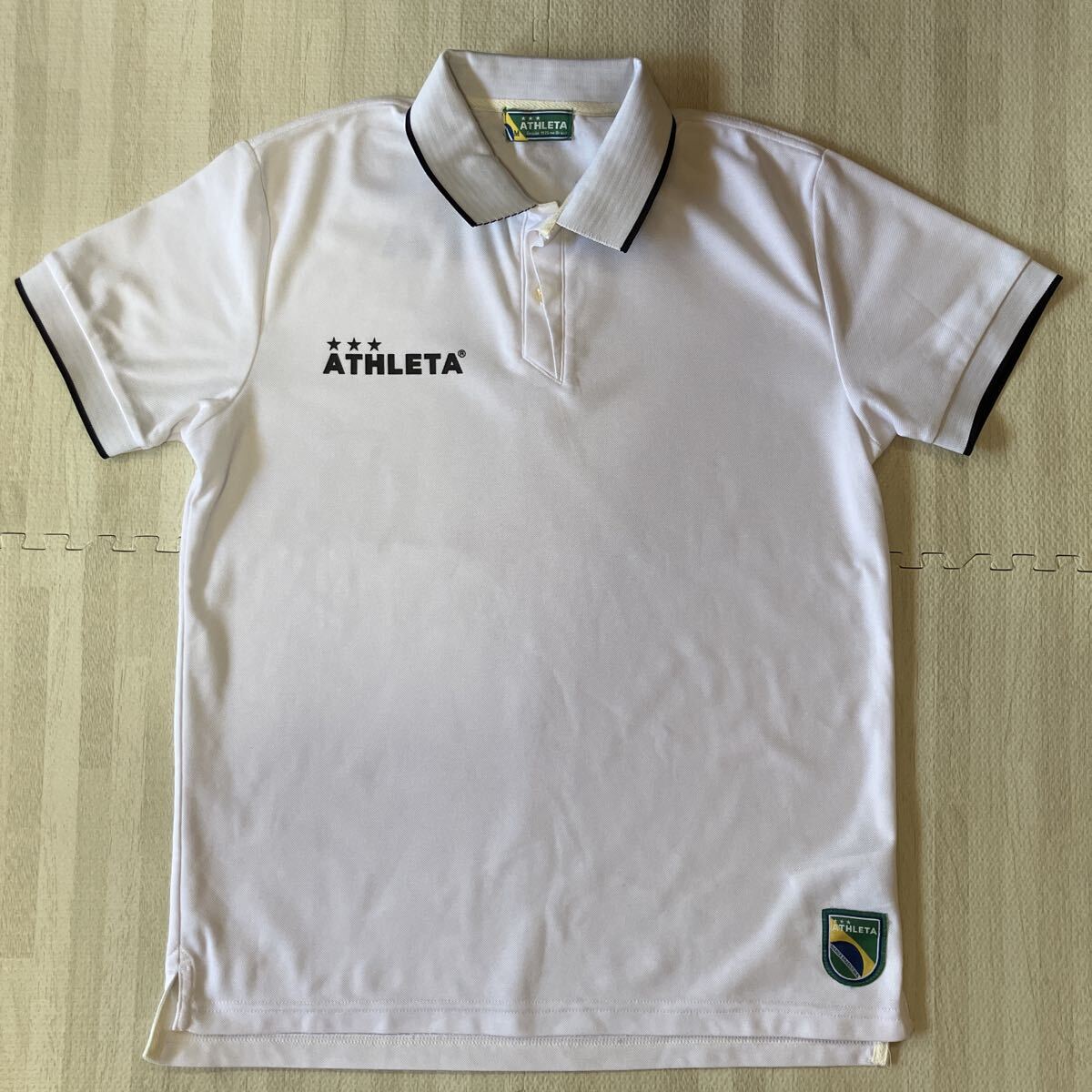 美品 アスレタ ポロシャツ 白 ホワイト Mサイズ拍卖