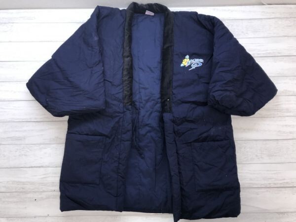 PIKO ピコ レディース サーフ 平成ギャル ストリート Y2K 00s 古着 中綿 羽織り はんてん 綿100% L 紺拍卖