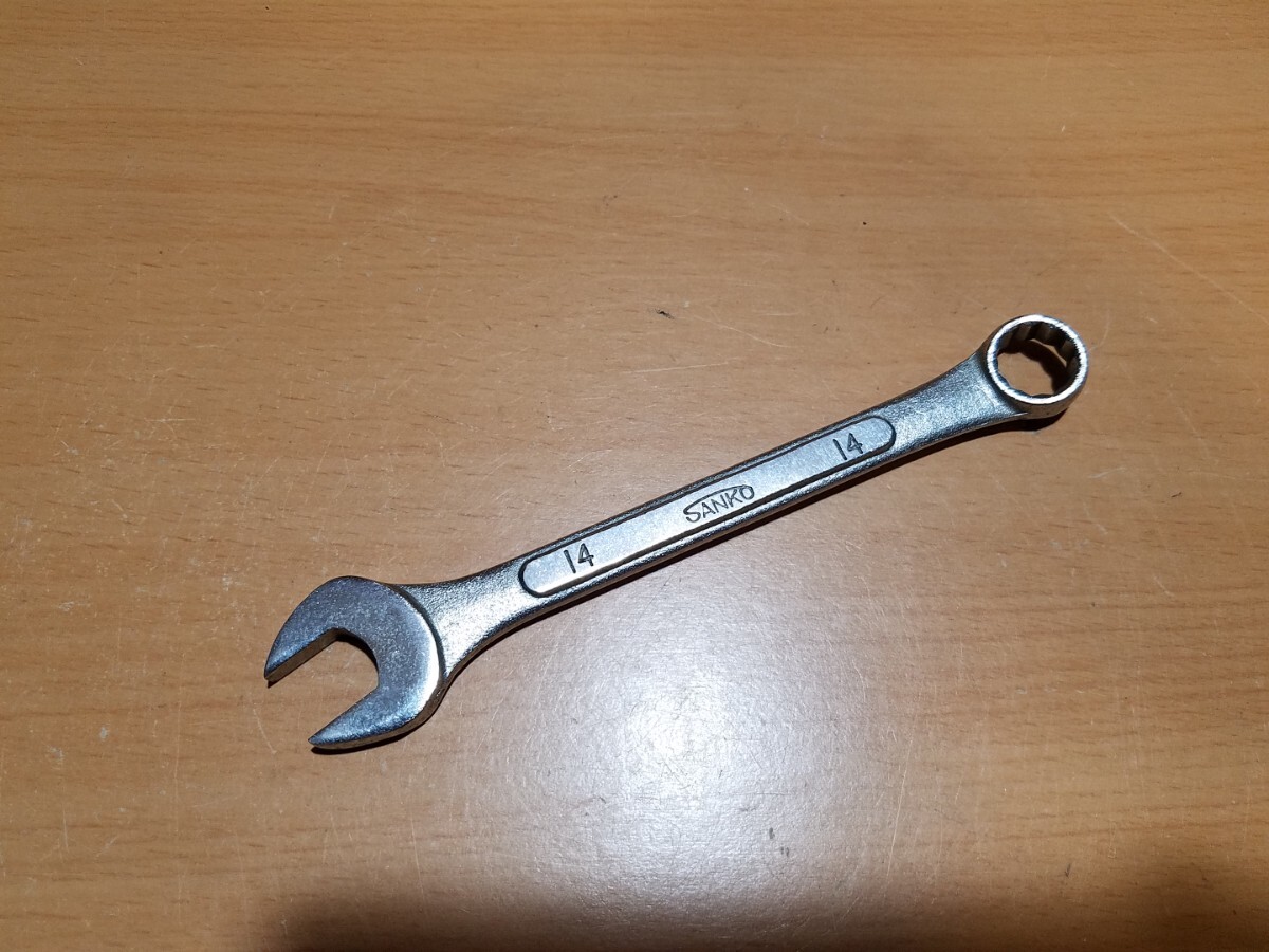 271-7 SANKO 14mm コンビネーションレンチ 中古品拍卖