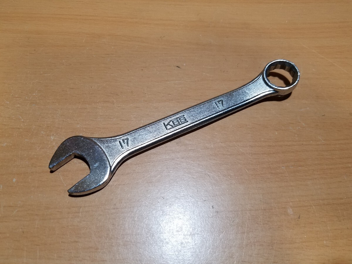 255-3 KBS 17mm コンビネーションレンチ 中古品 小林工具製作所 KOBAYASHI 燕三条拍卖
