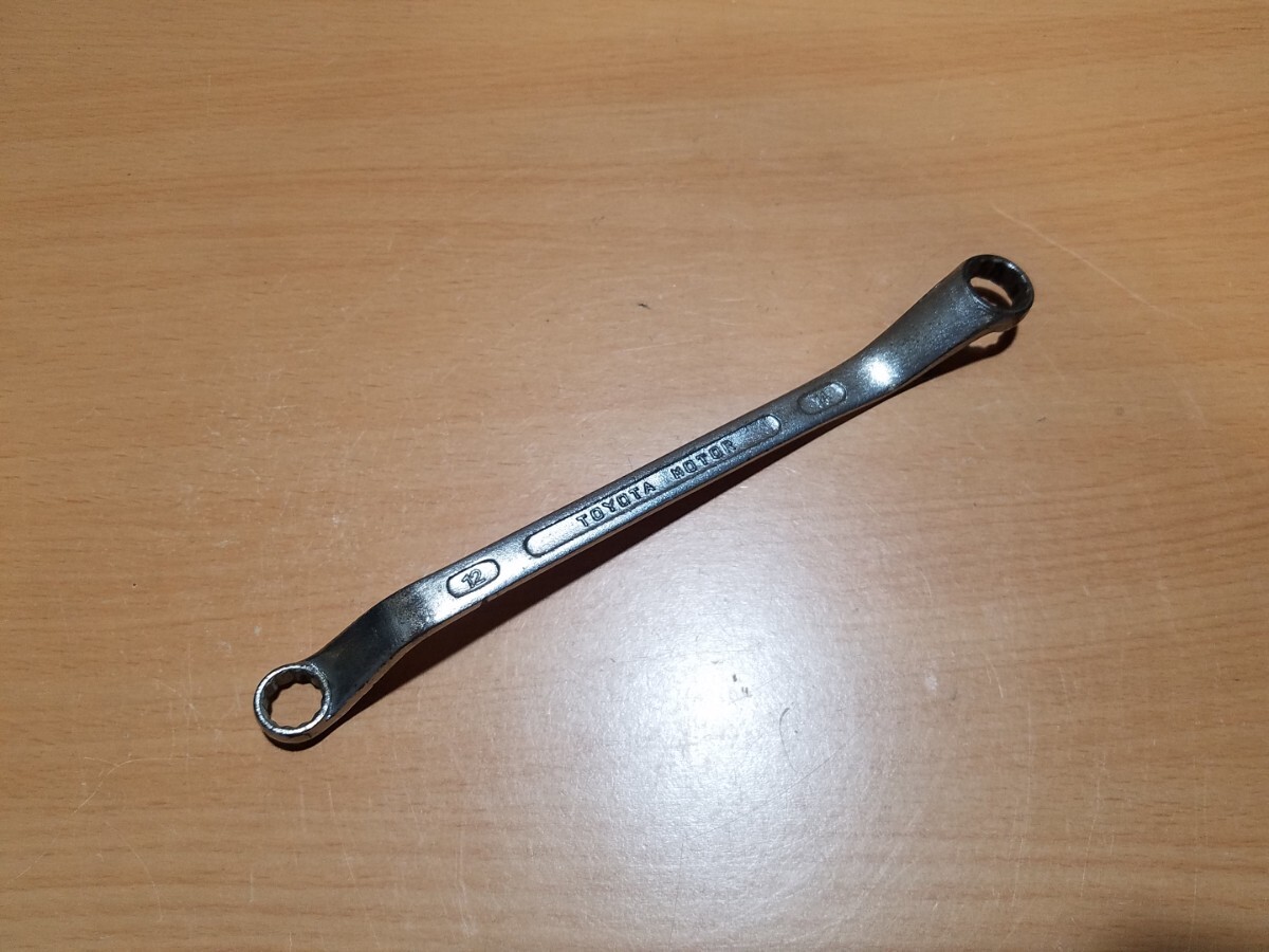 273-3 TOYOTA MOTOR 12-14 メガネレンチ 中古品 トヨタ 純正 車載工具拍卖