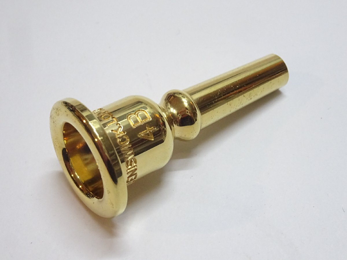 デニスウィック コルネット用マウスピース ヘリテージ 4B GP【西巣鴨】【中古】拍卖