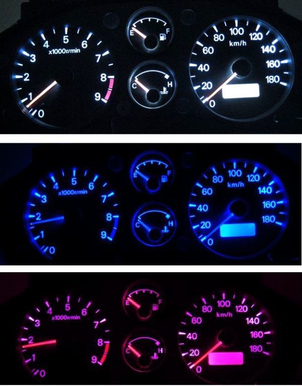 FTO(DE3A) メーターLED照明1台分セット! レッド拍卖