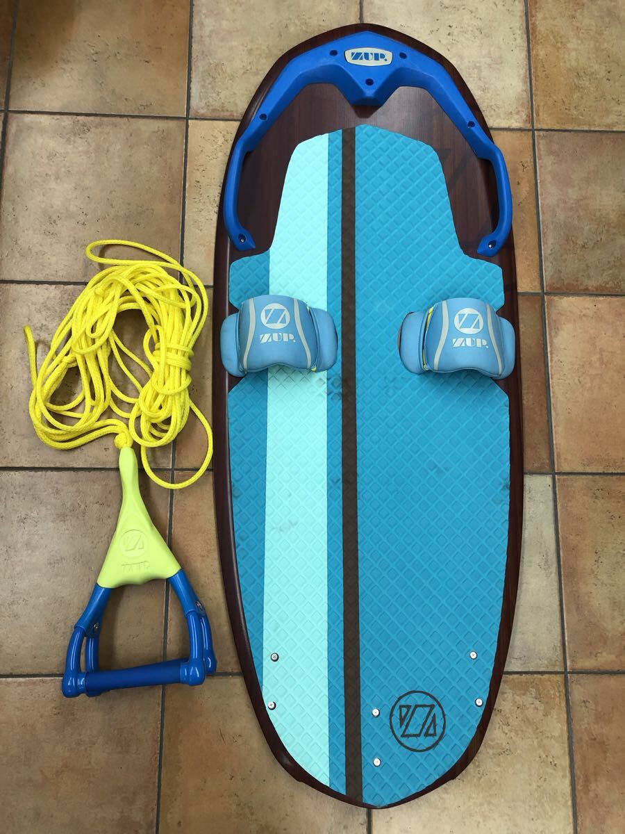 希少 限定★ZUP DO MOREボード4 Kai ザップ ドゥーモアボード4 Kaiシグニチャーモデル ハンドルライン セット ウェイクボード ニーボード拍卖