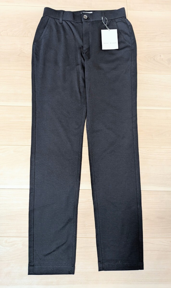 (新品未使用 タグ付き)☆Heal Creek☆ヒールクリーク☆パンツ☆ゴルフ☆GOLF☆黒 グレー チェック☆ズボン☆拍卖
