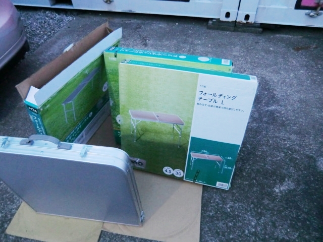 フォールディングテーブル アウトドア 折りたたみ テーブル 120cm×60㎝ 高さ調整可能 アウトドア キャンプ BBQ 海 プール DIY作業テーブル拍卖