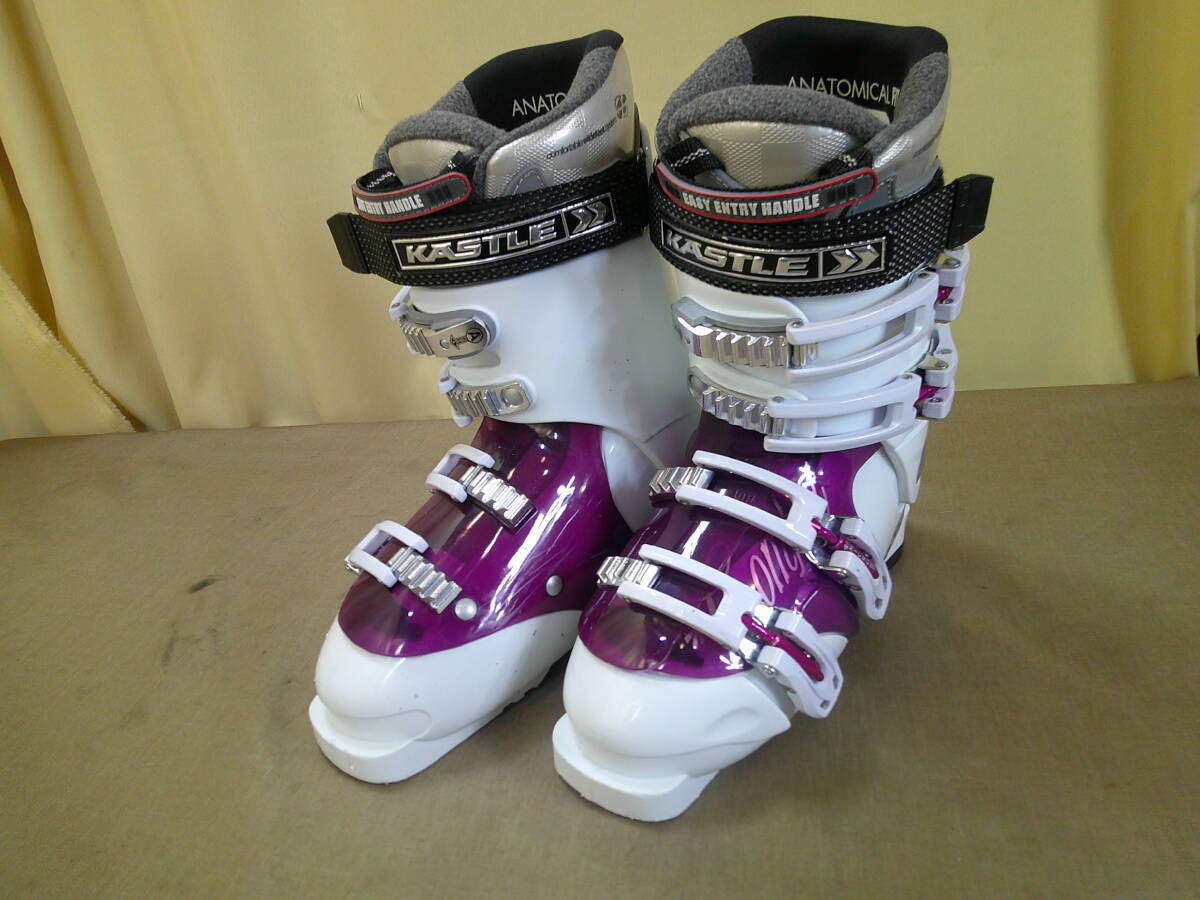 【新入荷】中古 KASTLE/ケスレー スキーブーツ COMFORT レディース向き ♯5 24.0-24.5センチ 使用感:わずか程度 北海道出品拍卖