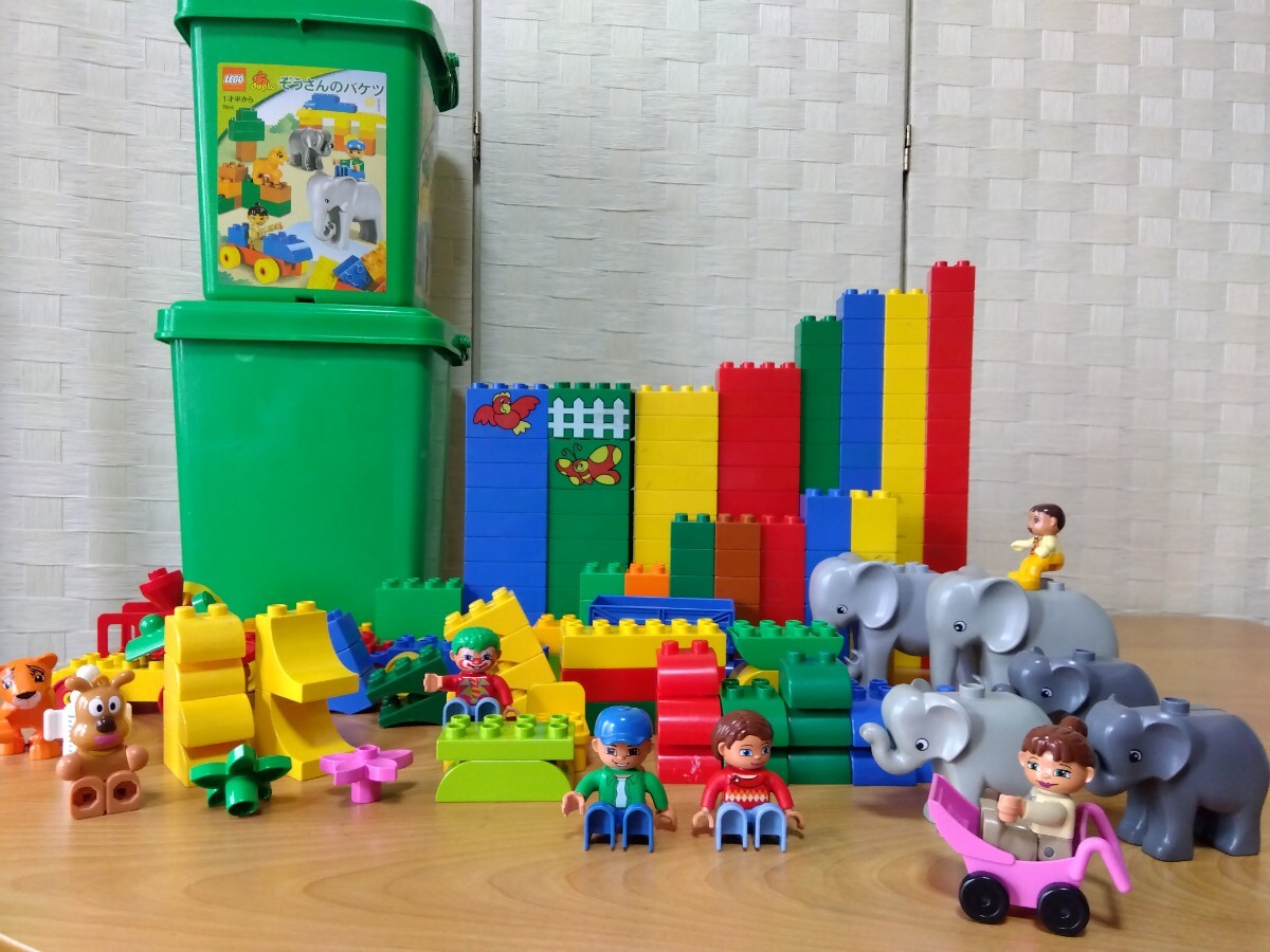LEGO、ぞうさんのバケツ、ブロックまとめ売り、レゴデュプロ、知育玩具、ブロックラボ、※別売りを追加で入れている物も混在しています拍卖
