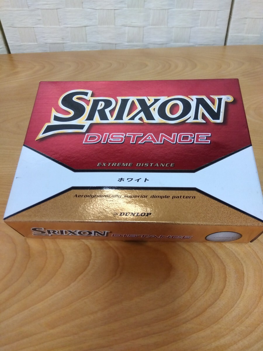 【新品未使用】SRIXON DISTANCE DUNLOP、ゴルフボール、ホワイト、ダンロップ、譲って頂いた商品です。拍卖