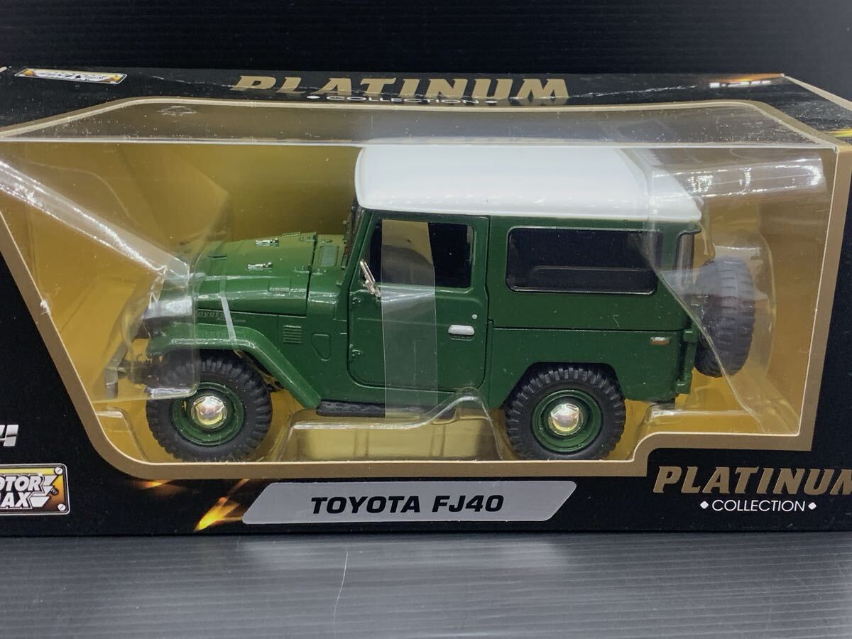 トヨタ FJ40 1/24 グリーン モーターマックス MOTORMAX ミニカー拍卖