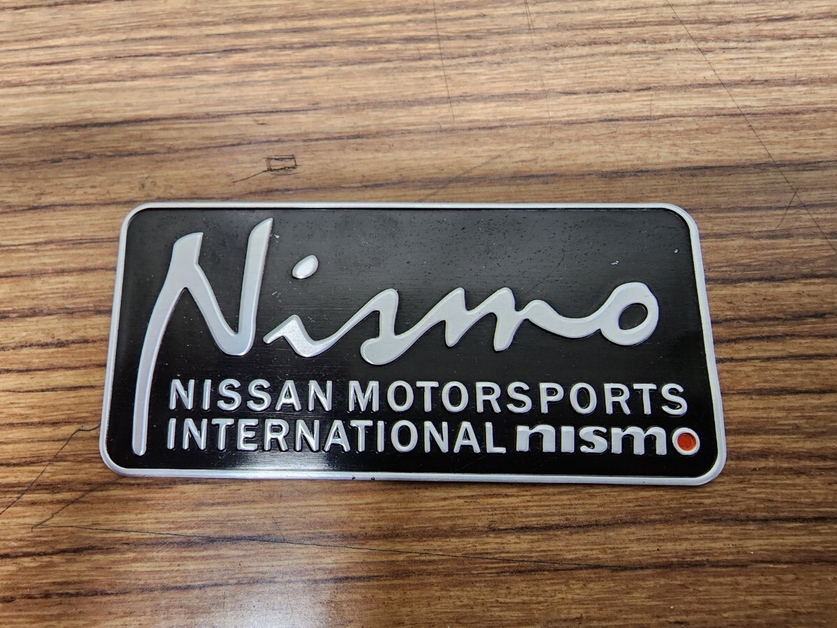 当時物 旧ロゴ NISMO エンブレムブレート 中古拍卖