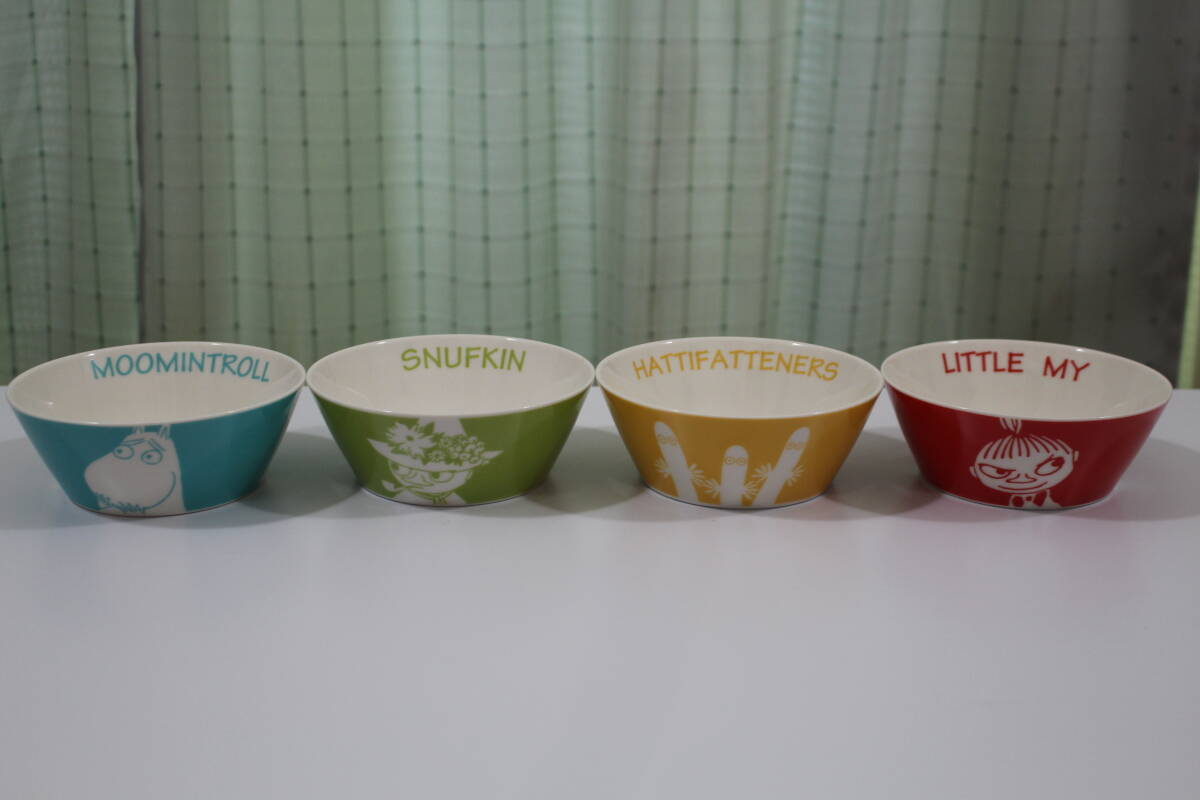 ■ムーミン■yamaka■ヤマカ■小鉢 サラダボウル■4個セット■未使用品■拍卖
