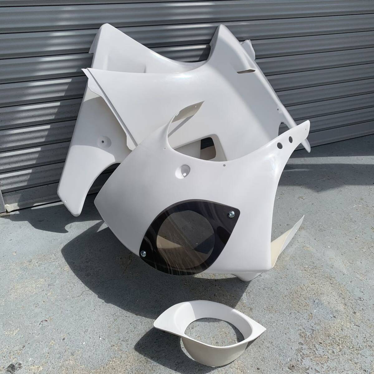 FRP製 TZR50R 4EU用 耐久タイプフルカウル スモーク ライト無し拍卖