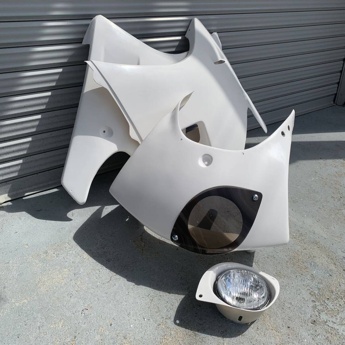 FRP製 TZR50 3TU用 耐久タイプフルカウル スモーク ライト付拍卖