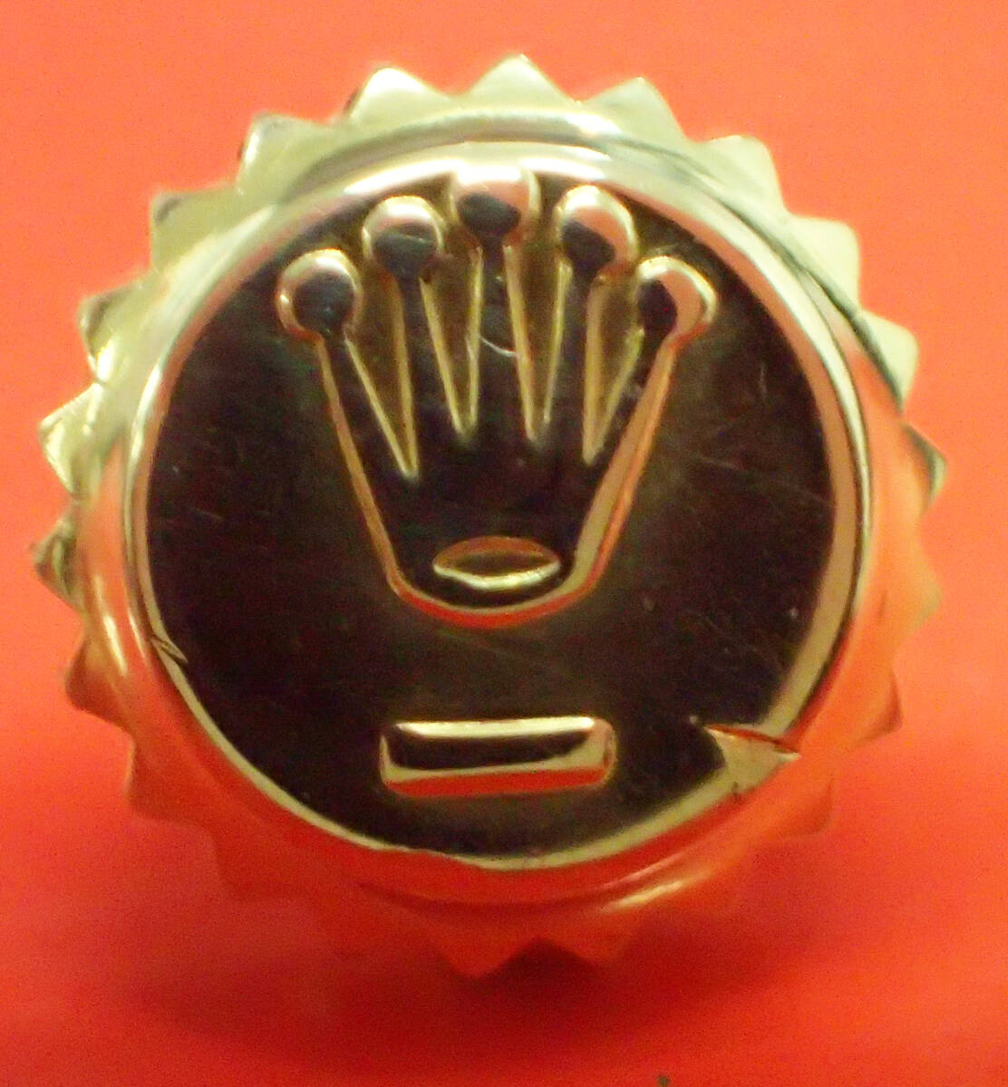 ROLEX ロレックス 純正 603-8 金 リューズ 竜頭 6mm デイトジャスト GMT 16203 16233 16263 16238 16713 16718 16758 18238【54N】拍卖