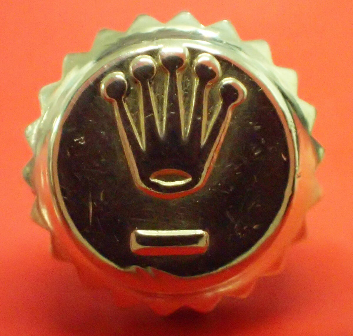 ROLEX ロレックス 純正 603-8 金 リューズ 竜頭 6mm デイトジャスト GMT 16203 16233 16263 16238 16713 16718 16758 18238【57N】拍卖