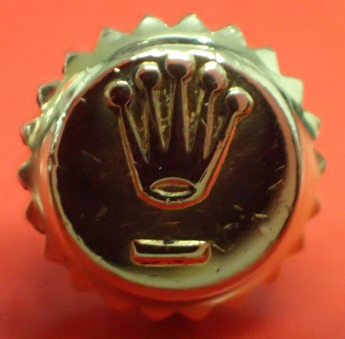 ROLEX ロレックス 純正 603-8 金 リューズ 竜頭 6mm デイトジャスト GMT 16203 16233 16263 16238 16713 16718 16758 18238【31N】拍卖