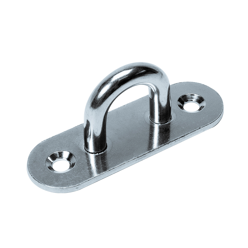 パッドアイ 8mm SUS316 ステンレス 長さ80mm 船舶用 マリングレード 金具 スナップフック に最適 プレジャーボート 係留 マリン用品拍卖