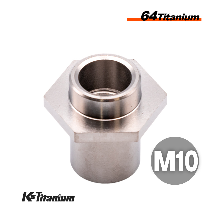 NSR250R MC21用 チタン製 スプロケット ボルト 受け側用 ナット シルバー 64チタン レストア リアハブ カスタム ばね下軽量化 チタンナット拍卖