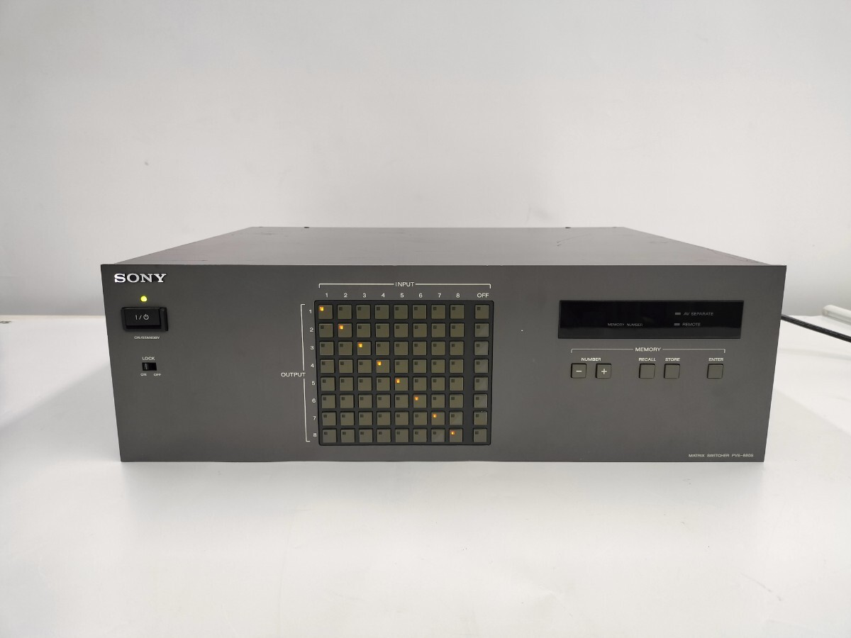 ソニー SONY PVS-880S AVマトリクススイッチャー スタジオ AVシステム ビデオデュプリケーション拍卖