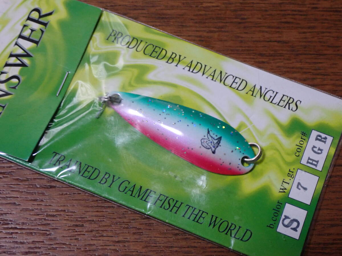 Sato Original サトウオリジナル Answer アンサー 7g S HGR トラウト サクラマス アメマス イトウ ニジマス サツキマス 渓流 本流 レイク拍卖