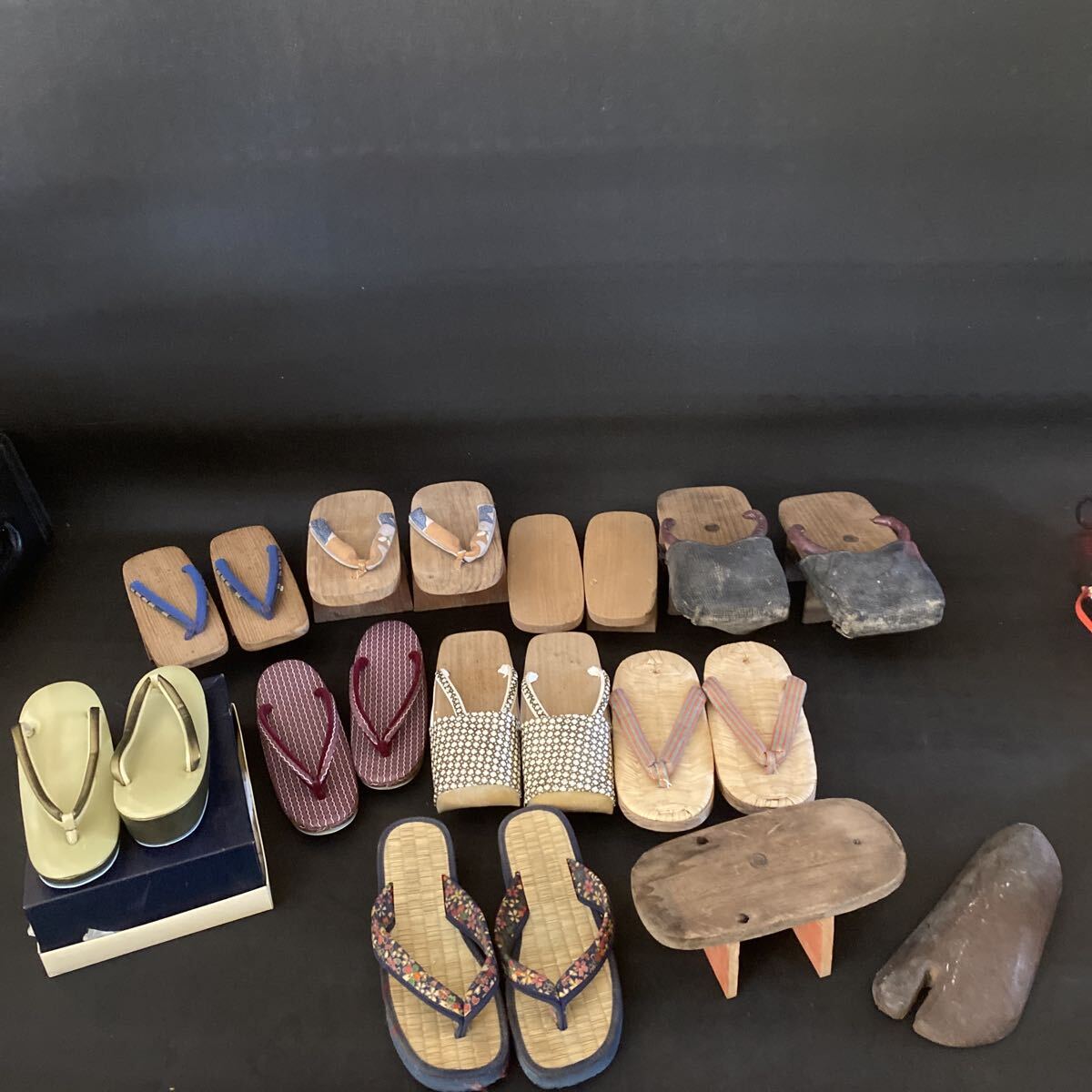 T4000 下駄 草履 まとめて 当時物 大量 メンズ レディース 子供 GETA 和装拍卖