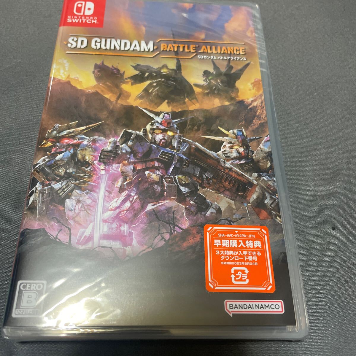Nintendo Switchソフト SDガンダム バトルアライアンス 新品未開封拍卖