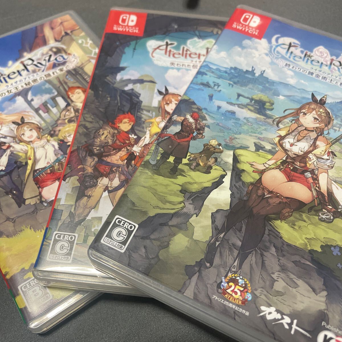 ライザのアトリエ1・2・3 3本セット まとめ売り Switchソフト 中古拍卖