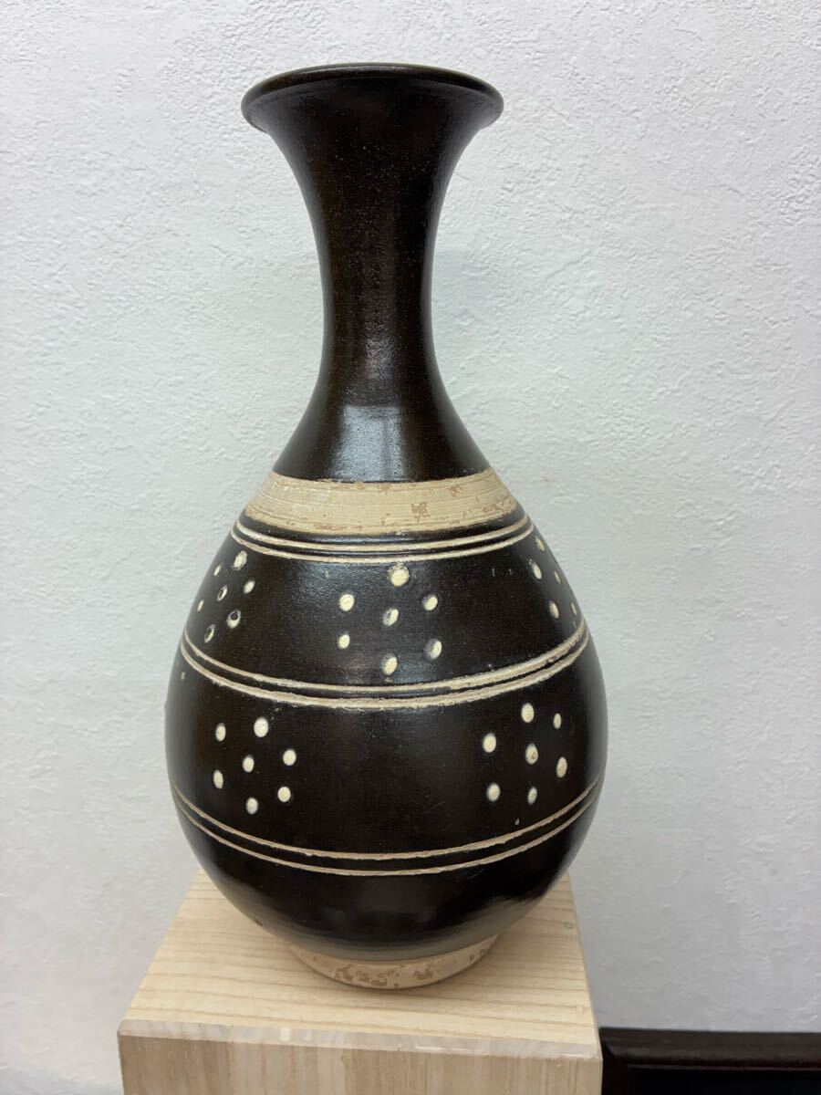 元時代磁州窯花入 花器 花瓶 花入 古物拍卖