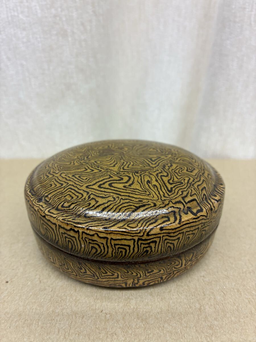 鞏縣窯練上香合 唐時期 香合 香道具 唐物 中国美術拍卖