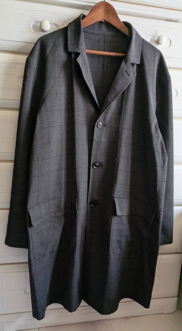 SOPHNET.ソフネット TRIXION WINDOW PEN STRETCH GOWN SHIRT コート SOPH-190018拍卖