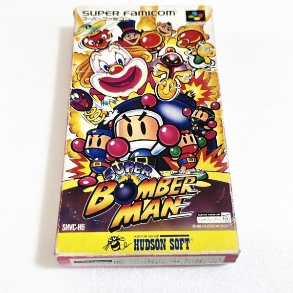 スーパーボンバーマン【箱・説明書付き】♪動作確認済♪3本まで同梱可♪ SFC スーパーファミコン拍卖