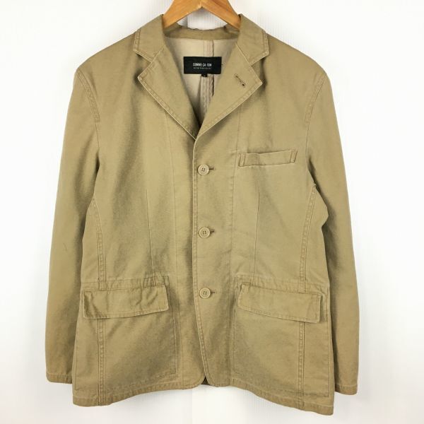 COMME CA ISM/コムサイズム コットンジャケット ブルゾン サイズS ベージュ 管NO.A23-7拍卖