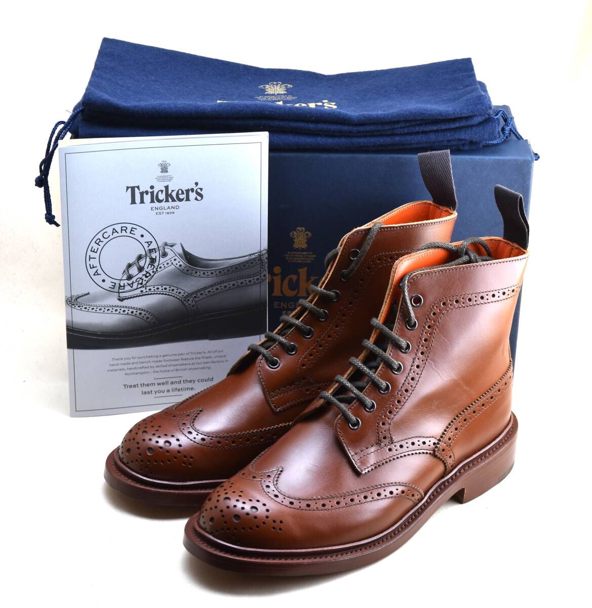 SALE!! トリッカーズ Tricker's STEPHY レディス カントリーブーツ MARRON ANTIQUE L5676/10 UK6 25cm相当 未使用品 イギリス製拍卖