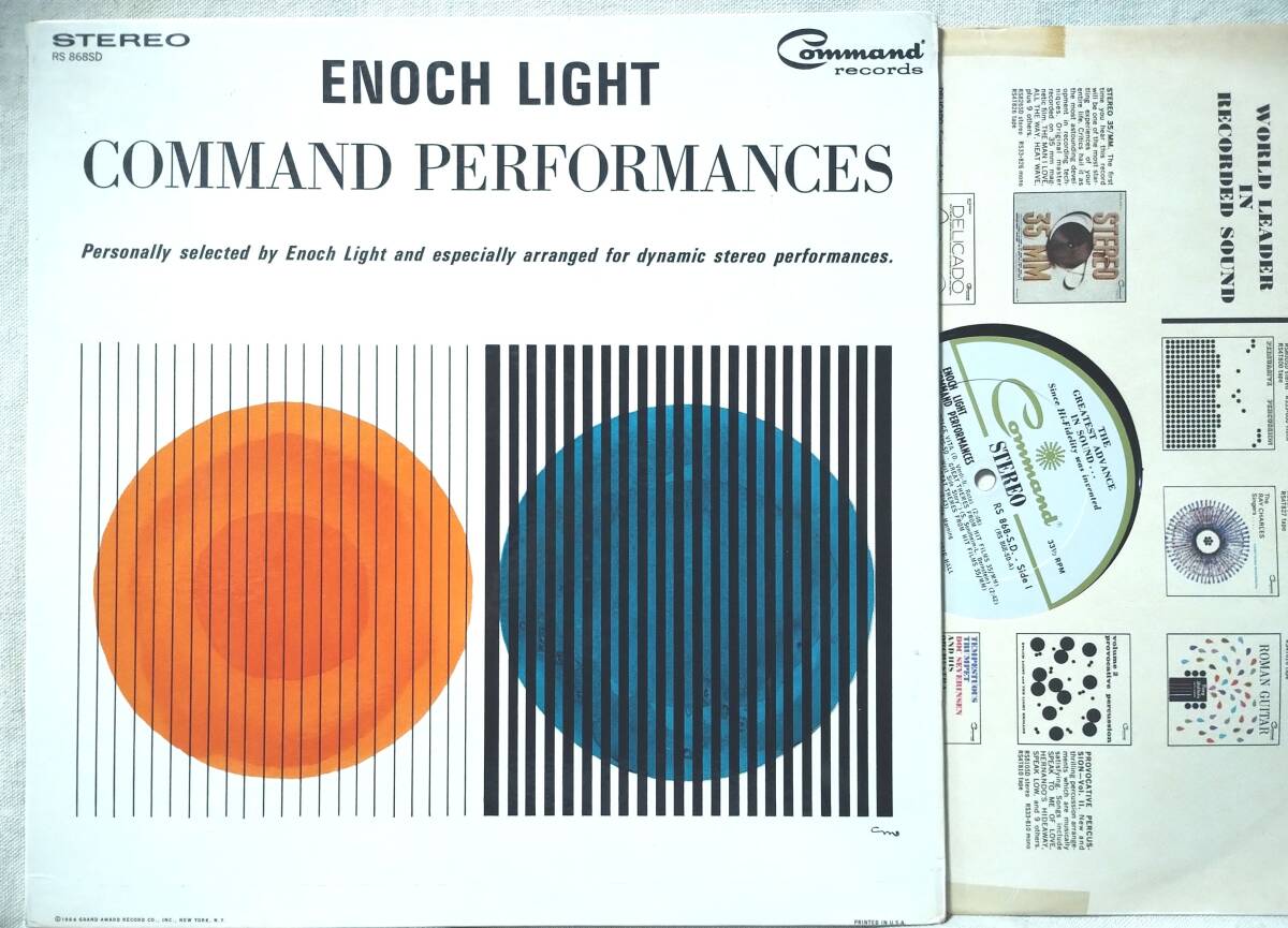 ●ENOCH LIGHT COMMAND PERFORMANCES★US盤★見開きジャケット仕様★7459RP拍卖
