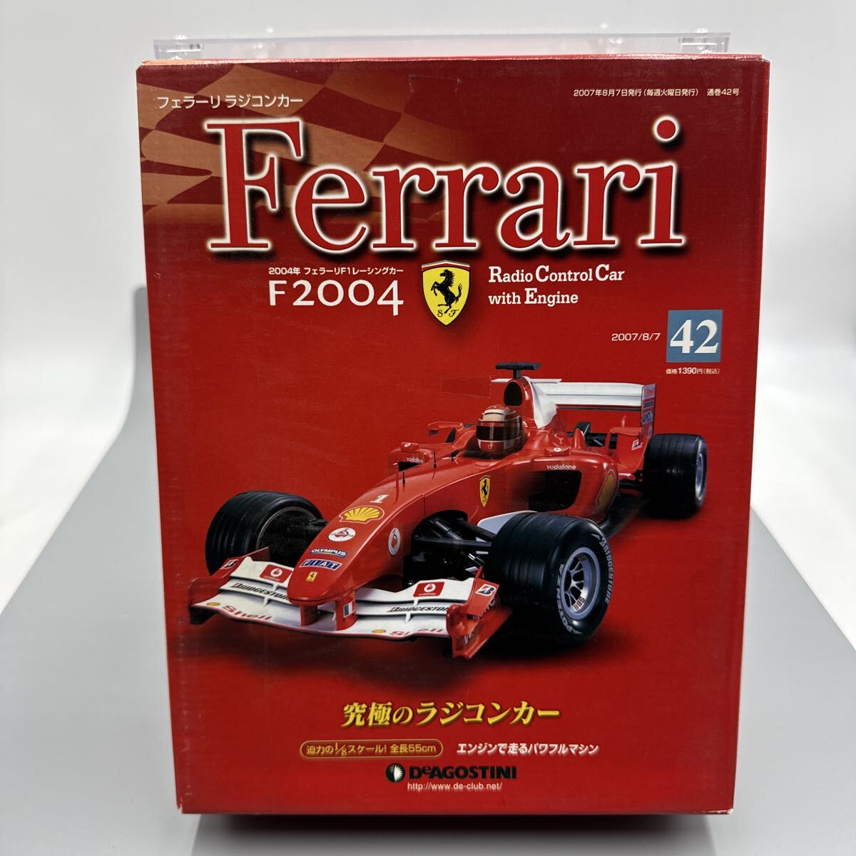 36【未検品・訳有り】DeAGOSTINIディアゴスティーニ Ferrari F2004 No.42 究極のラジコンカー 部品 Radio Control Car with Engine 拍卖