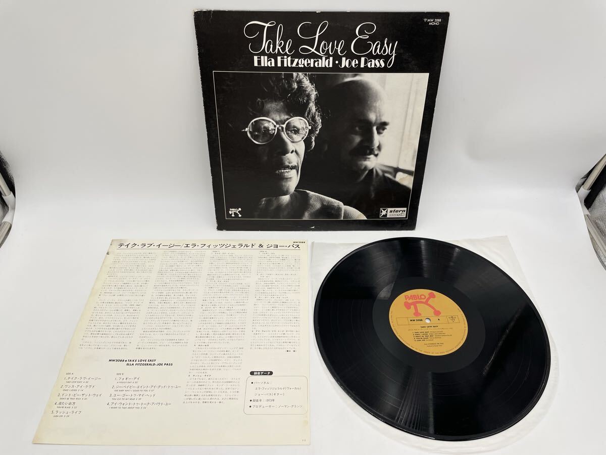 Q2-19【未検品】LPレコード国内盤 エラ・フィッツジェラルド&ジョーパス テイク・ラブ・イージー MW2088 拍卖