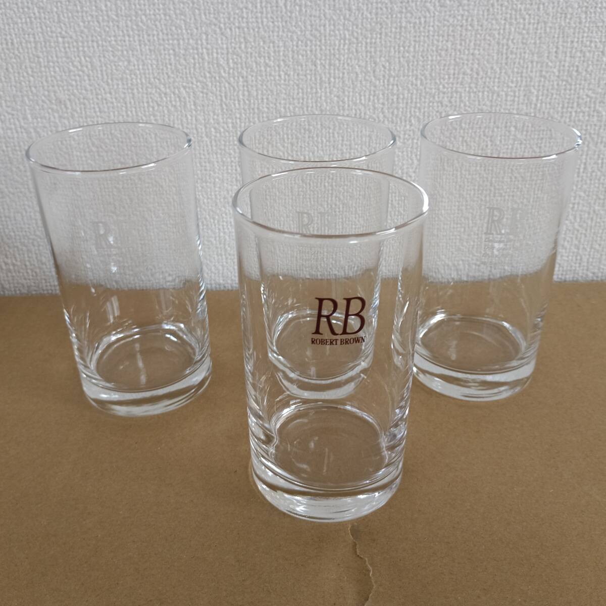 【ROBERT BROWN】 ウイスキー水割りグラス 4個セット 新品未使用拍卖