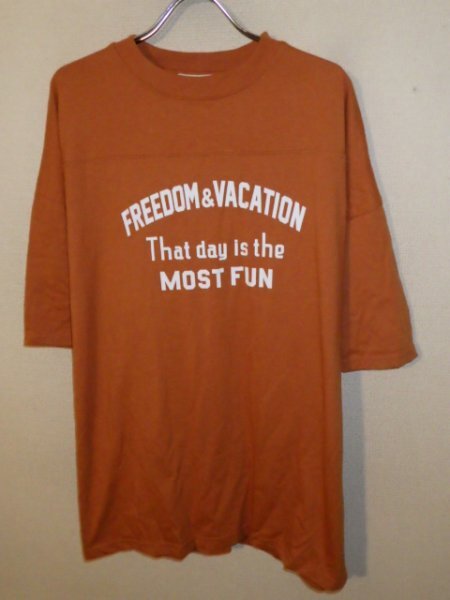 z9591 LOGOSDAYS  ロゴス プリントフットボールTシャツ ビッグサイズ サイズ4L アウトドア 人気拍卖