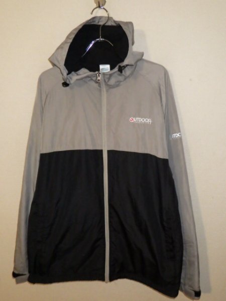 z9727 OUTDOOR アウトドアプロダクツ ロゴ刺繍 ナイロンジップパーカー ビッグサイズ 激安拍卖